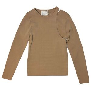Tan Long Sleeve Top